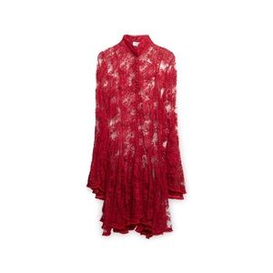 Palomo Spain Red Lace Dress [unisex]